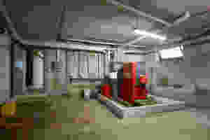 A basement in New England