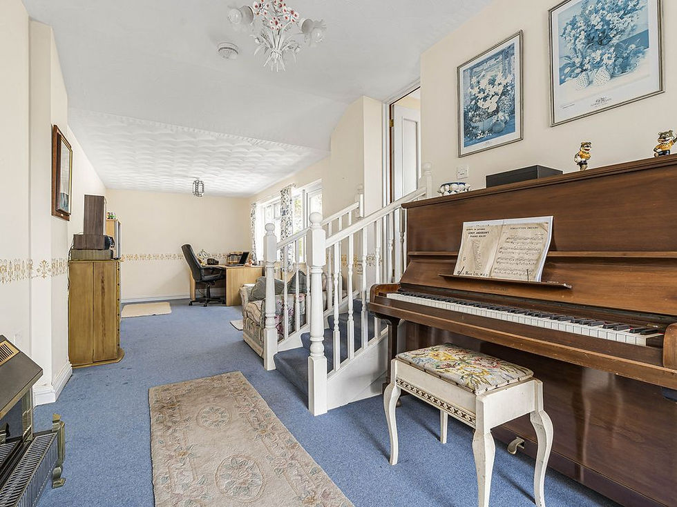 Piano room before renovation - St Austell
