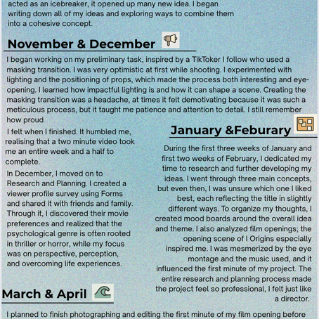 Q3 - Production Skills & Development 