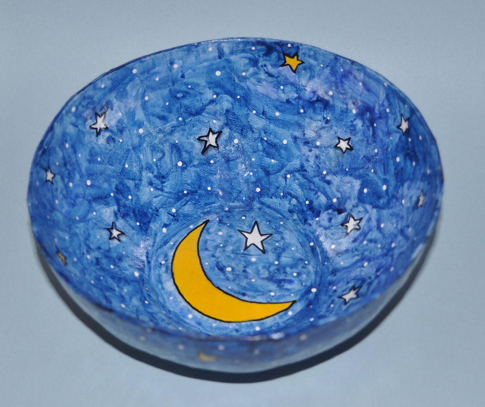 Miniatura: bowls, tigelas, bowls de papel, tigelas de papel, papietagem, cursos de artesanatos, Sueli Finoto artes e craft, loja online,