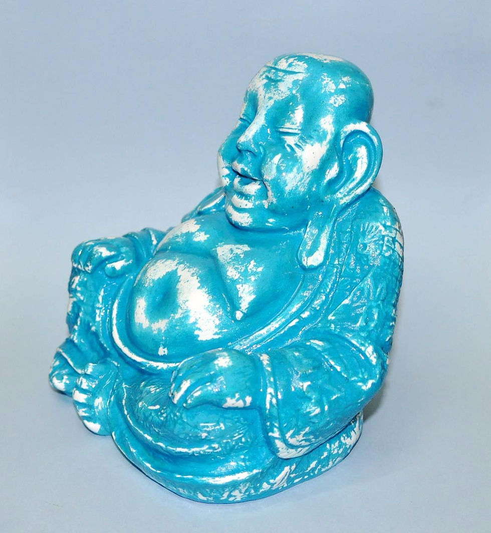 louça chinesa gasta pintura em gesso