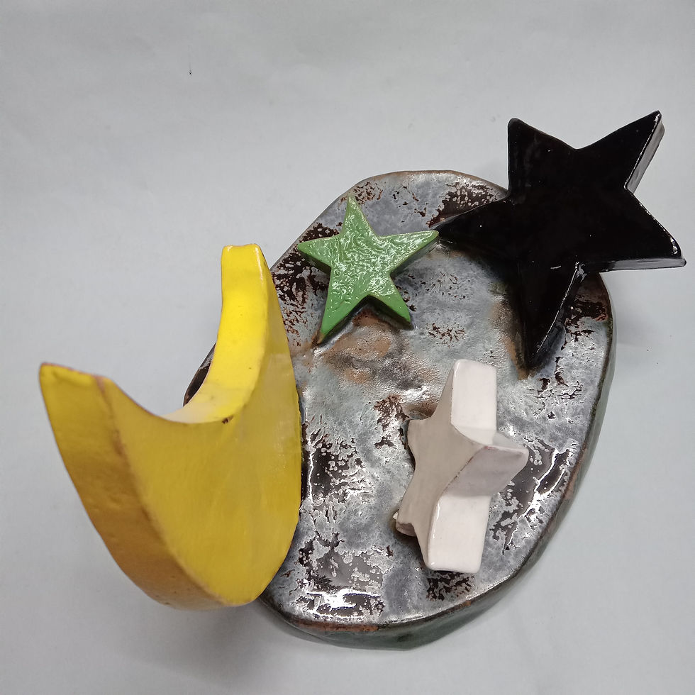 Miniatura: Escultura em cerâmica Pedacinho de Céu, presentes diferentes, Ateliê Fase NOva, atelie fase nova, cerâmica, art em barro,