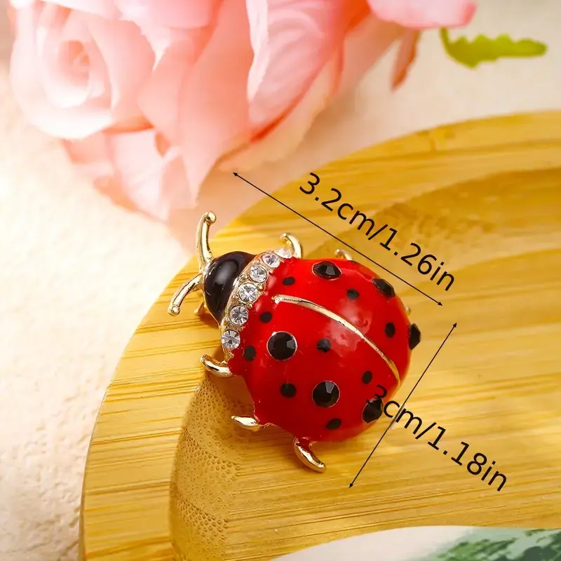 broche Joaninha, broche, broches de joaninhas, ateliê fase nova, bijuterias diferentes, broche vermelho, presentes online,