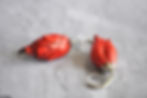 Brinco botão de flor seca vermelha, brinco de flor, Ateliê Fase NOva, presentes diferentes, bijuteria artesanal, loja online