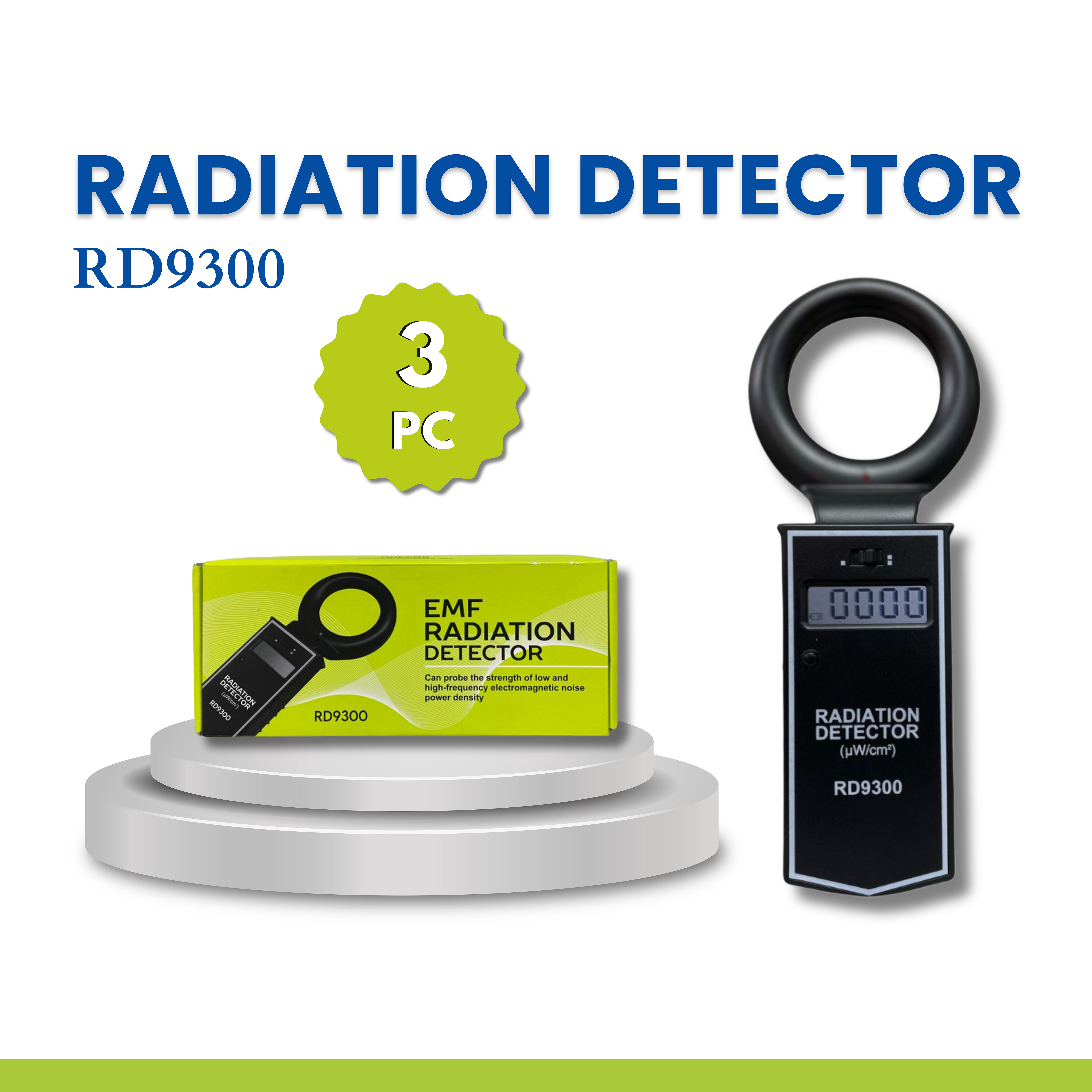 3 Pieces EMF RADIATION DETECTOR RD9300! £166 each! FREE SHIPPING!