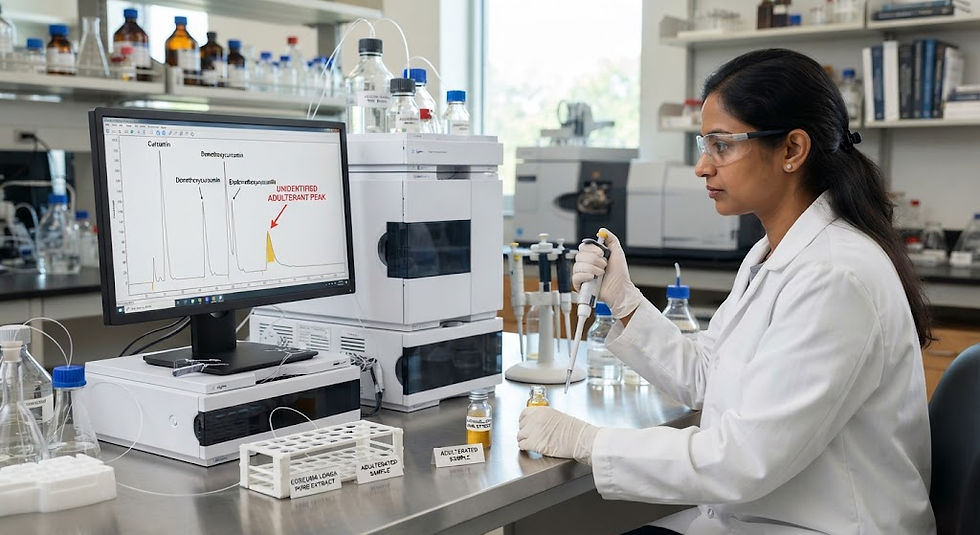 Curcumina adulterada: como identificar problemas de pureza e matérias-primas fora de especificação?