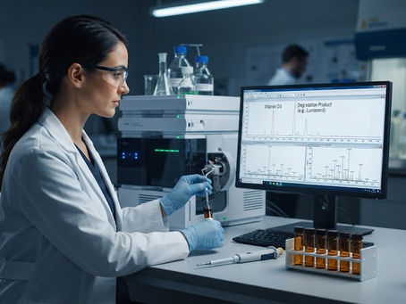 Estabilidade da vitamina D: como a análise laboratorial identifica perdas durante armazenamento?