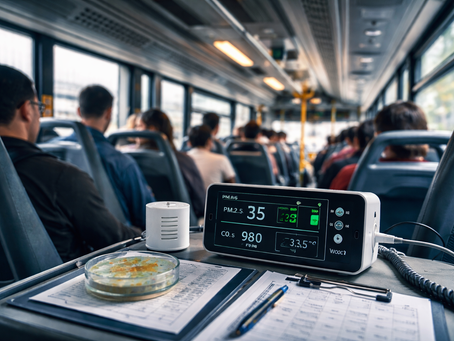 Teste de Qualidade do Ar em Transporte Público: Fundamentos Científicos, Métodos Analíticos e Implicações para a Saúde Coletiva