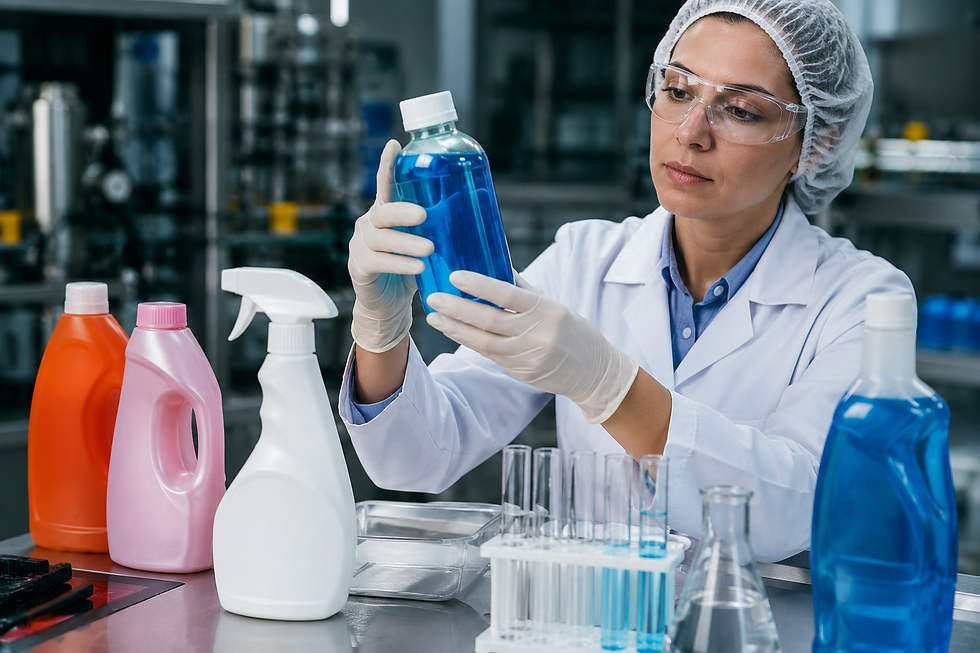 Contaminação em produtos de limpeza: como ocorre e quais são as falhas mais comuns no processo
