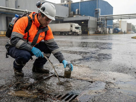 Água da chuva em áreas industriais: quais contaminantes podem ser carregados pelo escoamento superficial
