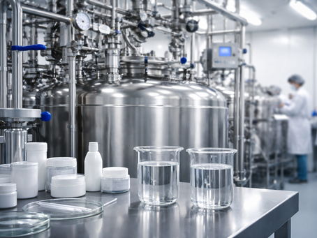 Indústria Cosmética: Riscos Associados a Linhas que Utilizam Água Aquecida e Sistemas de Armazenamento