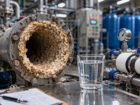 Problemas causados por silicatos na água: incrustações, eficiência e custos operacionais
