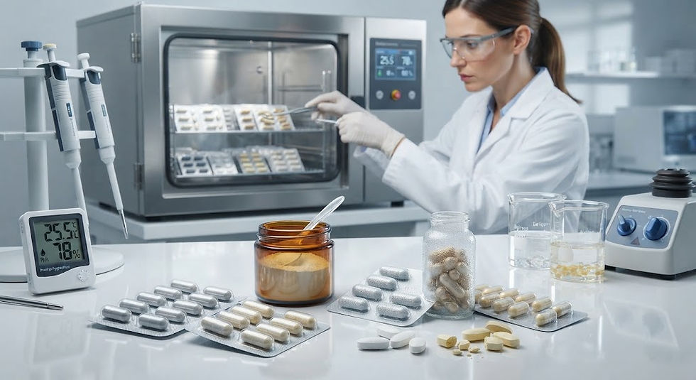 Primavera e estabilidade de suplementos: temperatura e umidade podem alterar cápsulas, pós e comprimidos?
