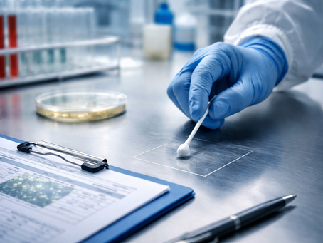 Como interpretar resultados de swab (UFC/cm²) e evitar reprovação sanitária