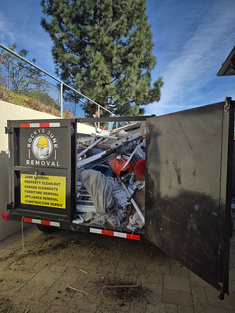 full load of yard debris for a repeat client