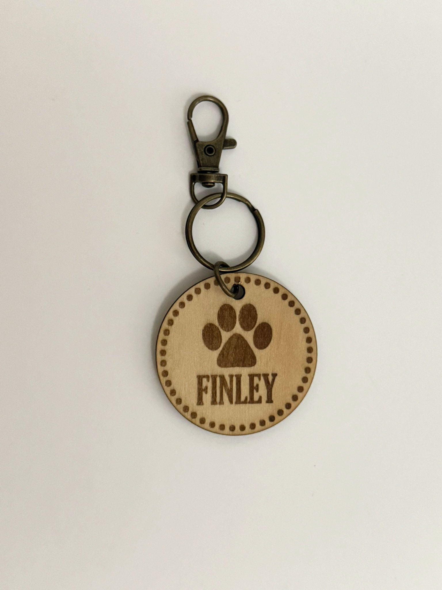 Customizable- Animal Keychain with dots