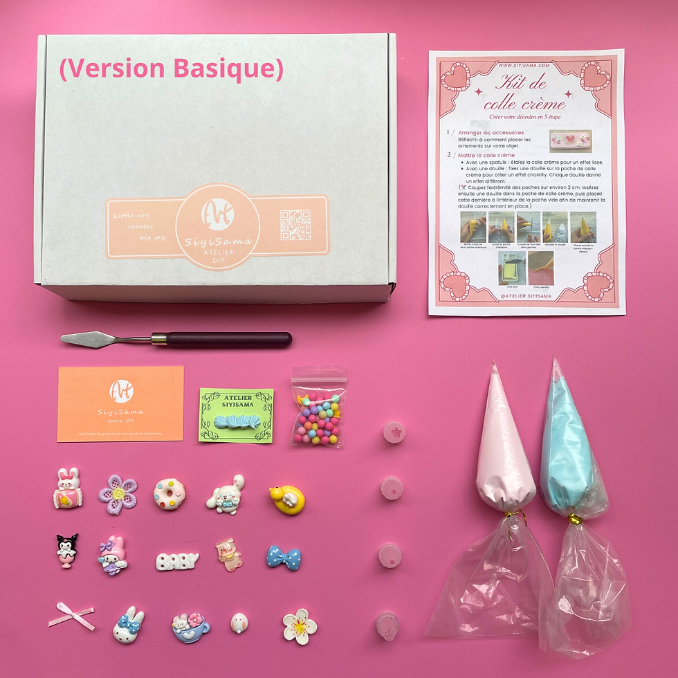 Miniature : Kit DIY Colle Crème Basique (recommandé pour les coques de téléphone)