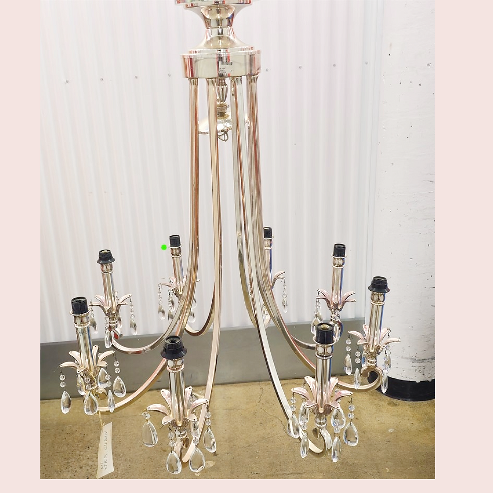 Thumbnail: Polished Chrome with Champaign Tint Majestic Chandelier