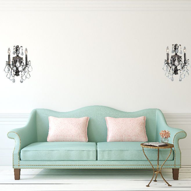 Thumbnail: Versailles Crystal Antique Bronze Wall Lighting Sconce