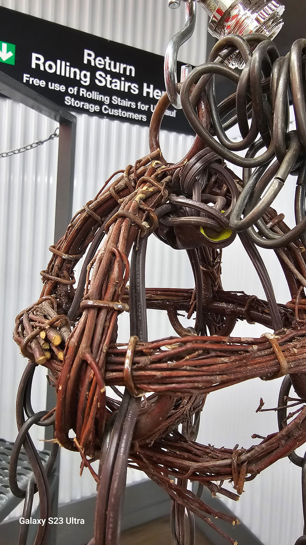 Thumbnail: The Appalachian Rustic twig & Branch Outdoor Chandelier
