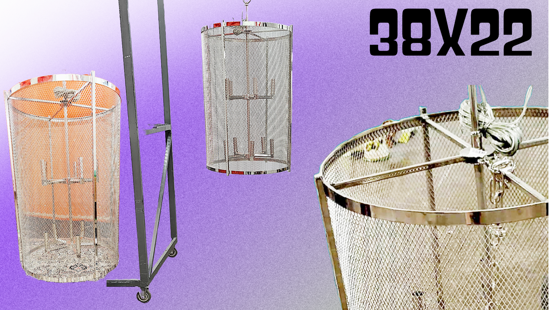 POLISHED CHROME FOYER CHANDELIER