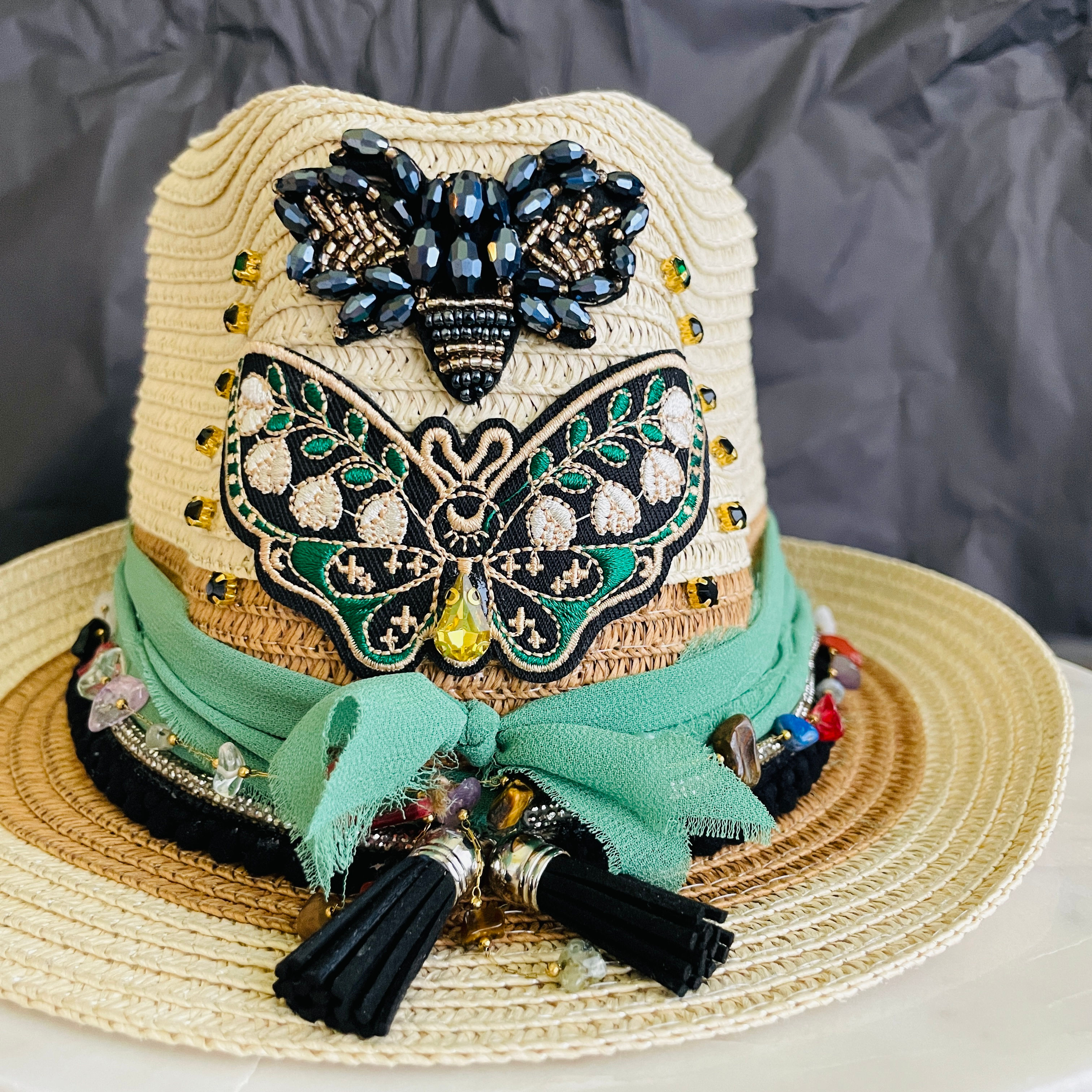 Mystic Butterfly Bohemian Hat