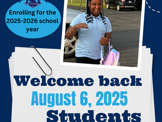 Welcome to the 2025-2026 school year!