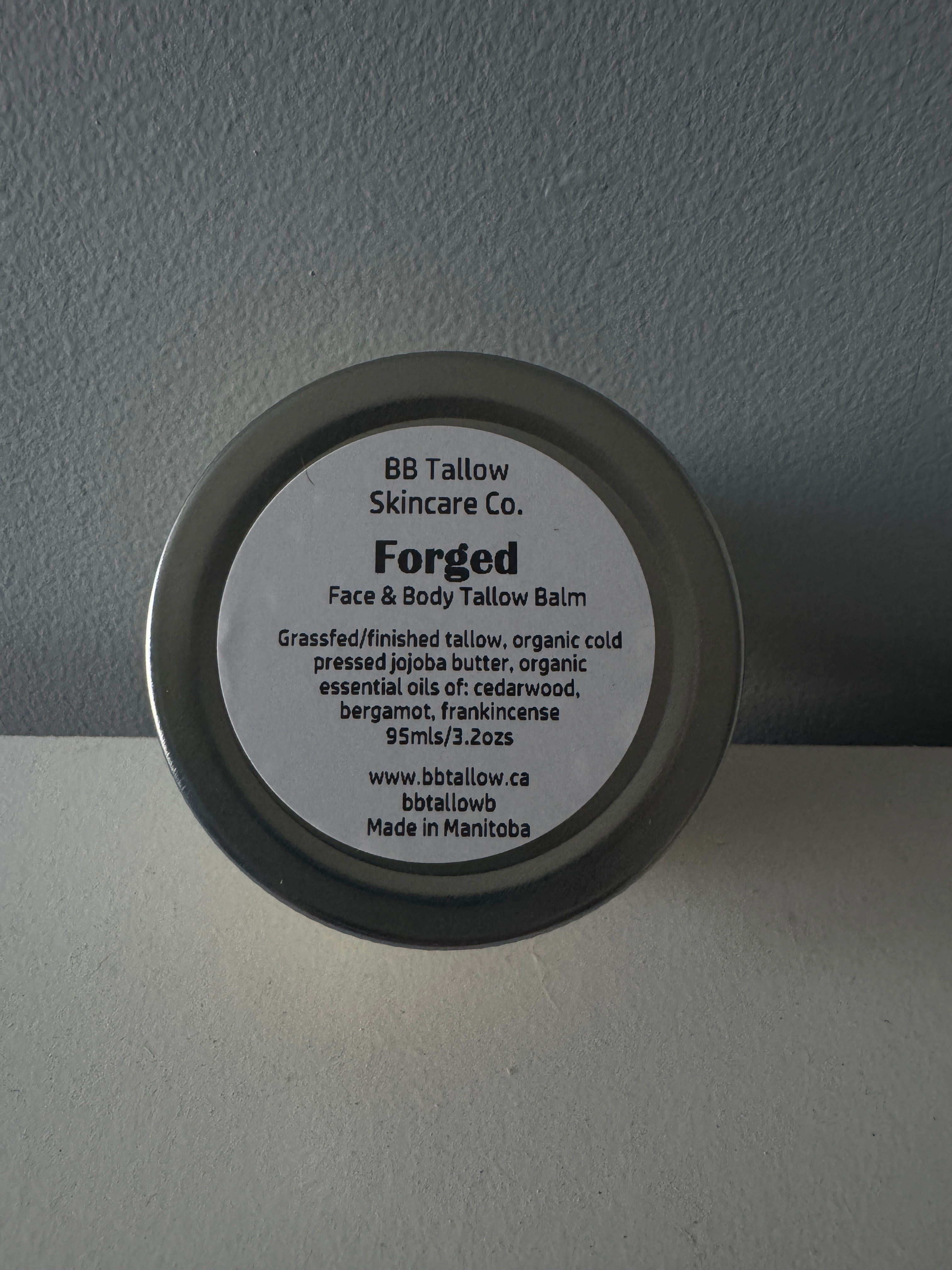 “Forged” Men’s Face & Body Tallow Balm