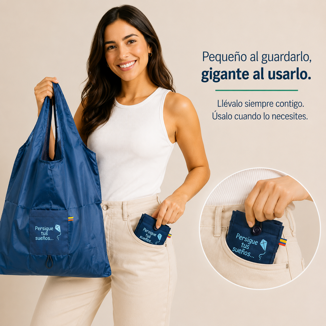 Ecobolso mini mensaje