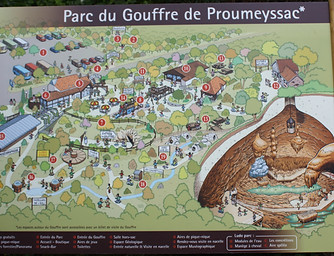 Druipsteen grotten bij le Grand Roc