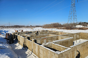 Fondation en construction