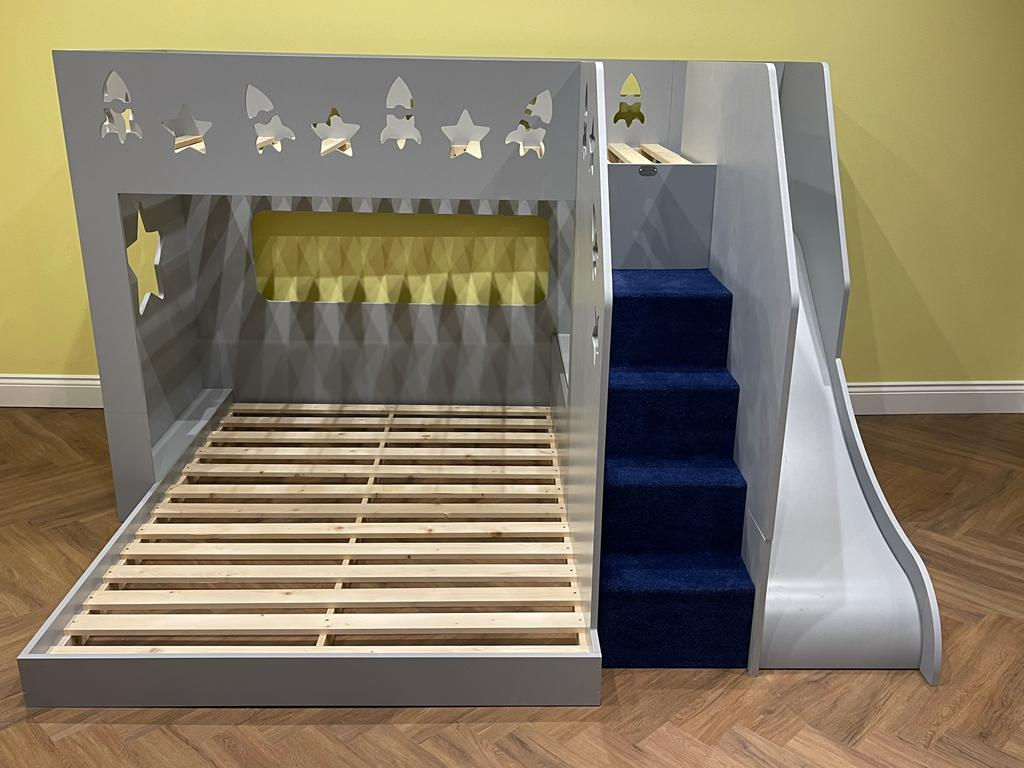 Forward Facing High-Sleeper Triple (slide optional-lots of patterns/any colours)
