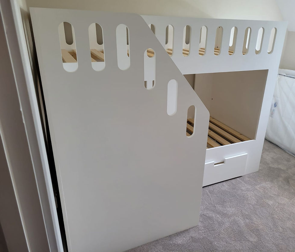 Thumbnail: High Sleeper Height Bunk Bed with Under Bed storage Drawer -any colours/patterns
