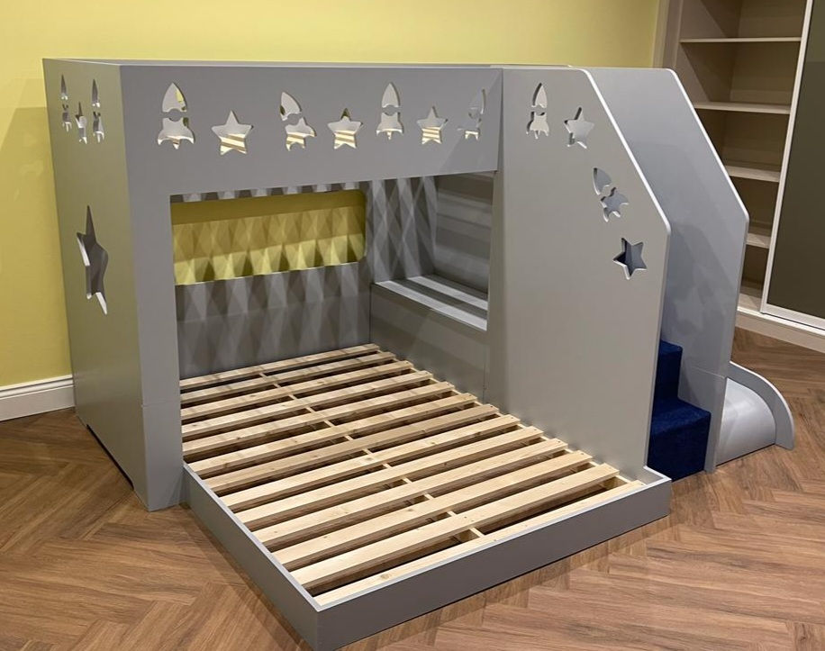 Thumbnail: Forward Facing High-Sleeper Triple (slide optional-lots of patterns/any colours)
