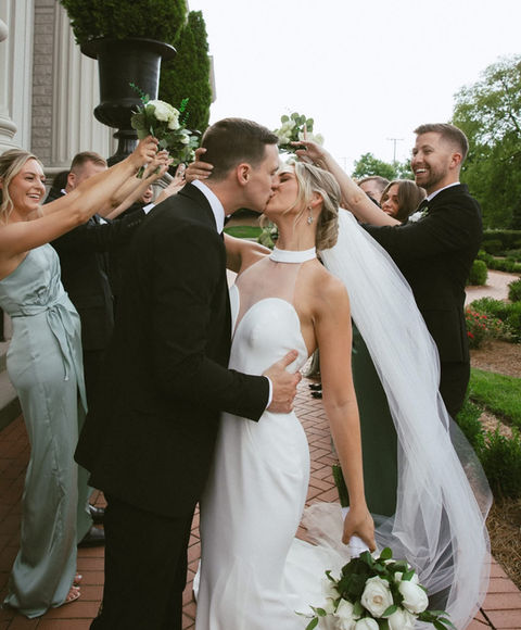 Nashville, Tennessee Bride and Groom florals and planning by Dream Designs and Company