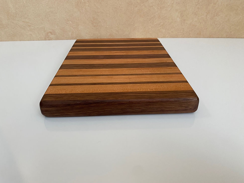 Thumbnail: Walnut and Cherry Edge Grain Cutting Board- Small