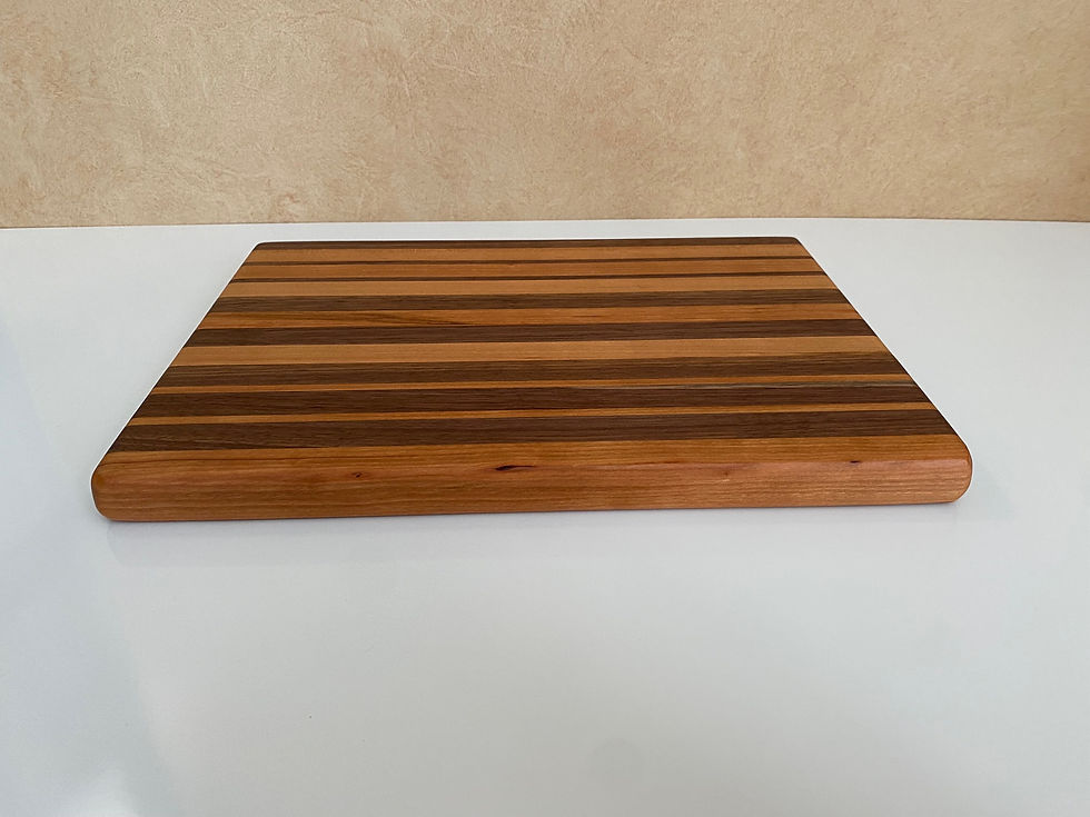Thumbnail: Walnut and Cherry Edge Grain Cutting Board-Large