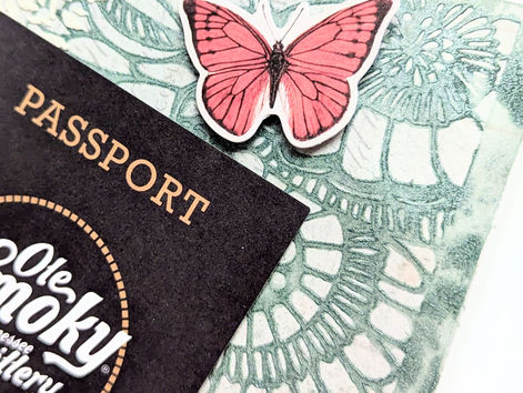 Ole Smoky Barrelhouse 12x12 Scrapbook Layout with Perfect Paints