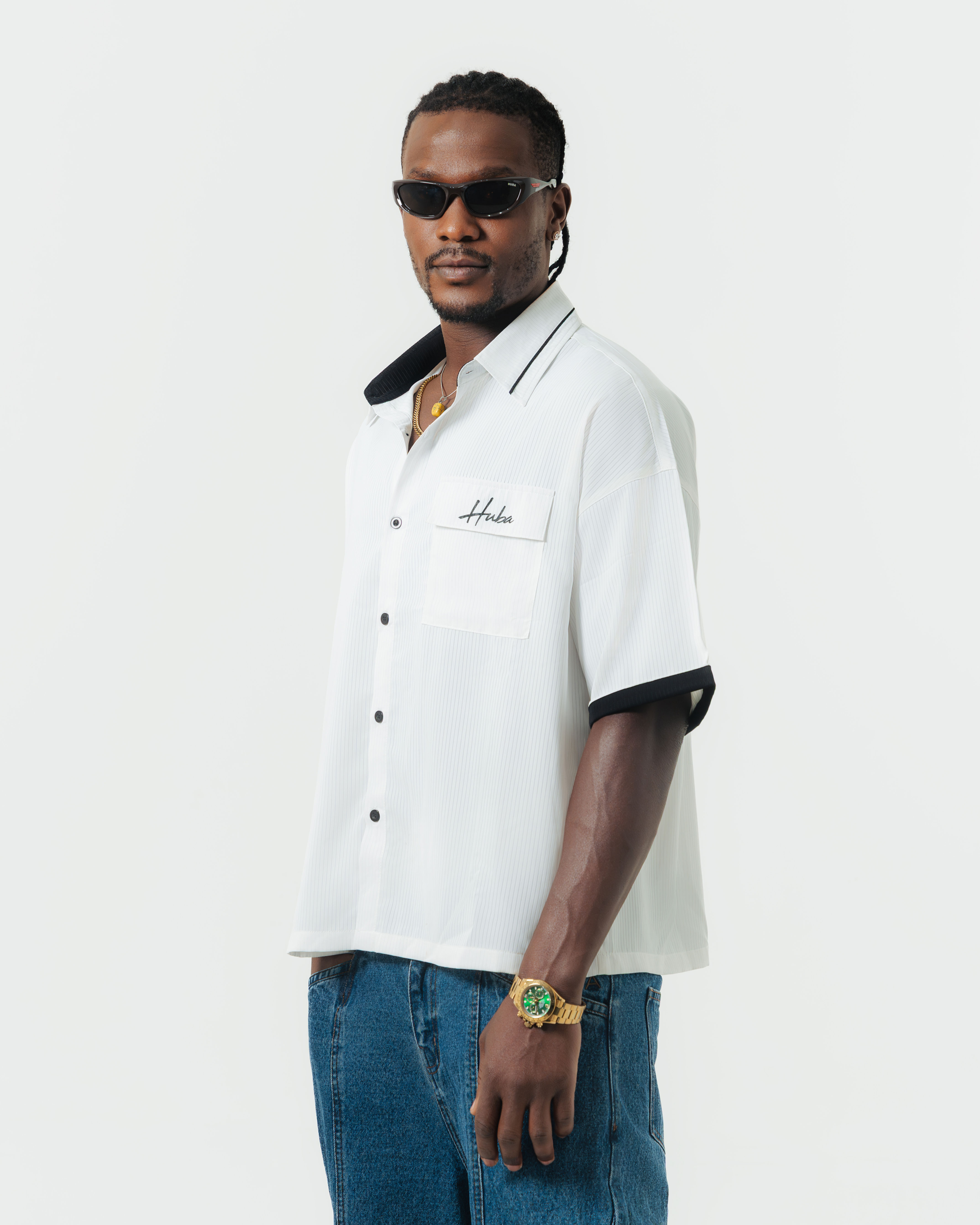 HUBA Carter Shirt - White