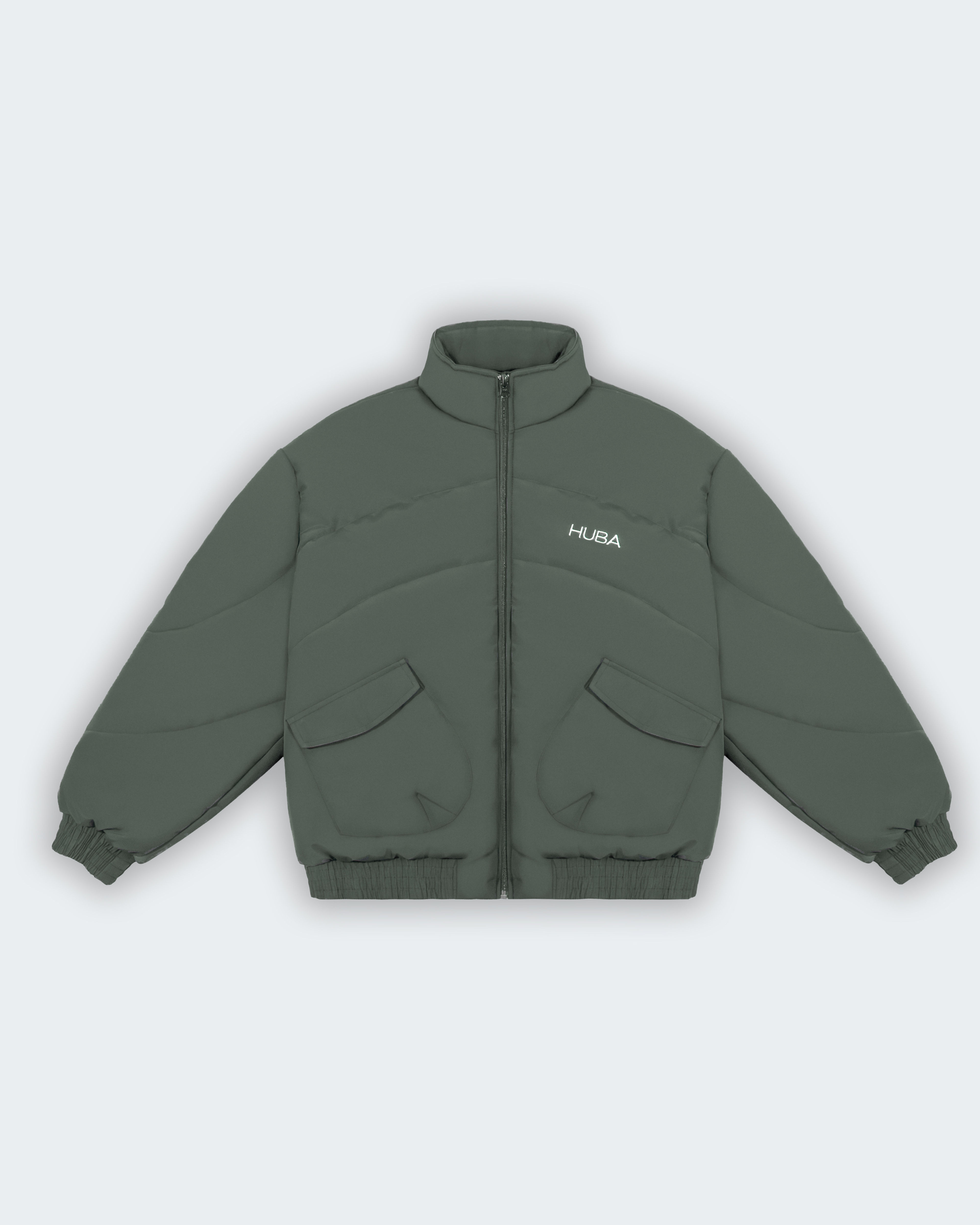 HUBA Halo Bomber Jacket - Deep olive