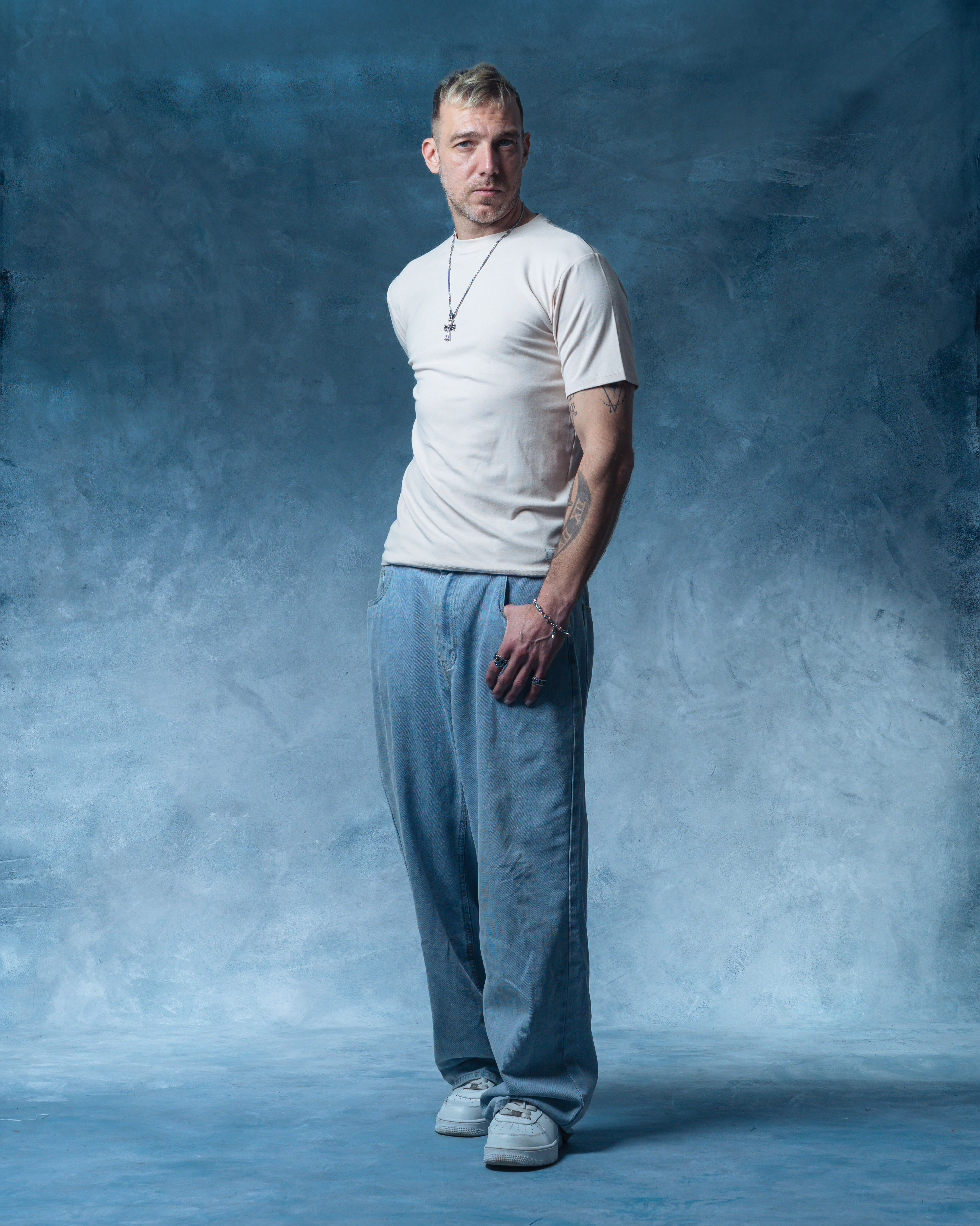 HUBA Slimline Tee - Cream 