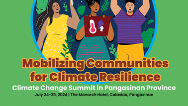 Center for Disaster Preparedness Foundation celebrates NDRM 2024 with the Pangasinan Climate Change Summit