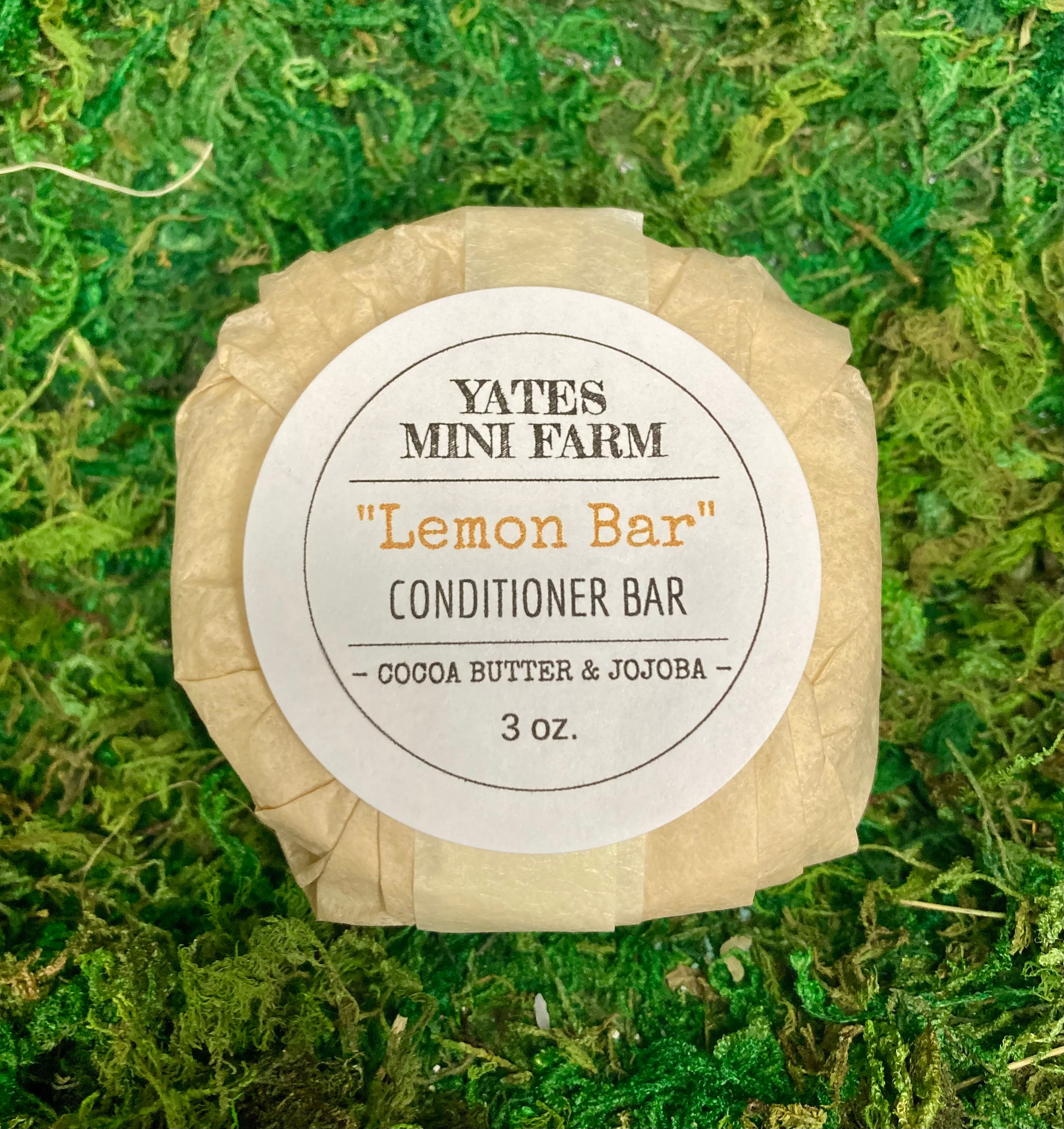"Lemon Bar" Cocoa Butter & Jojoba Conditioner Bar
