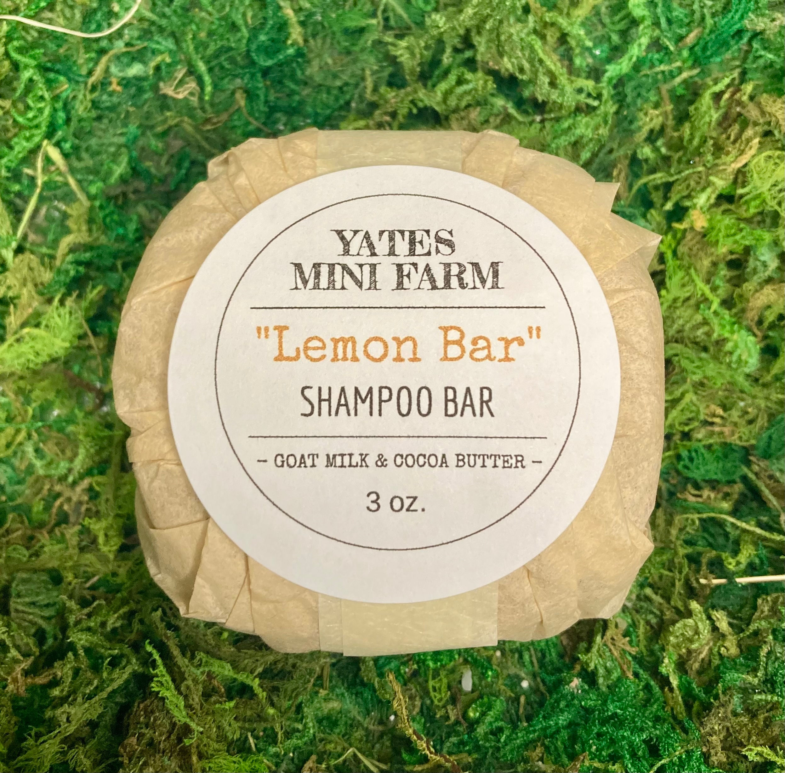 "Lemon Bar" Goat Milk & Cocoa Butter Shampoo Bar