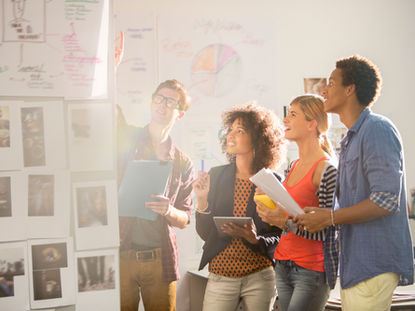 A group of leaders planning for change