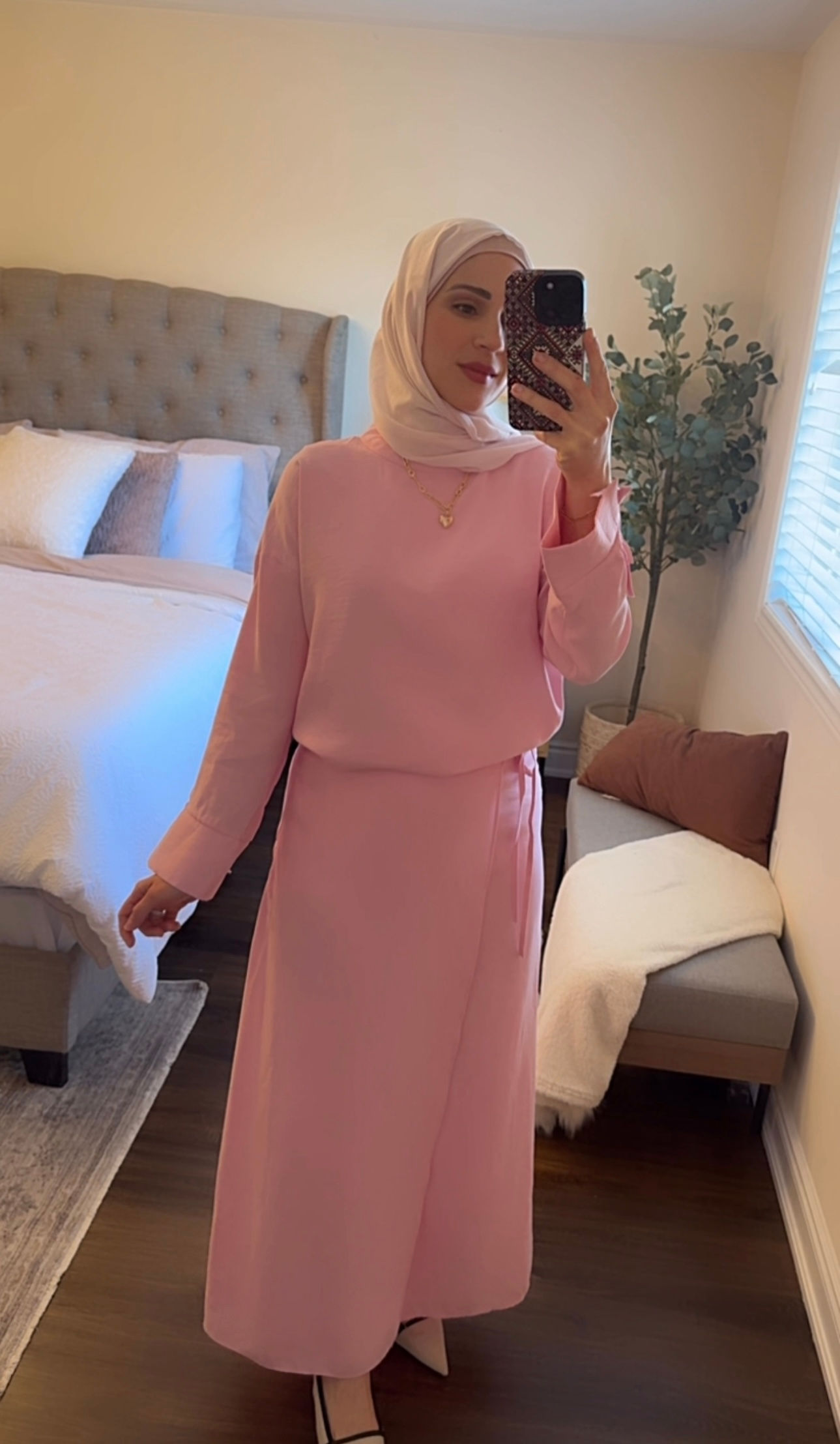 Bloom Wrap Skirt Set