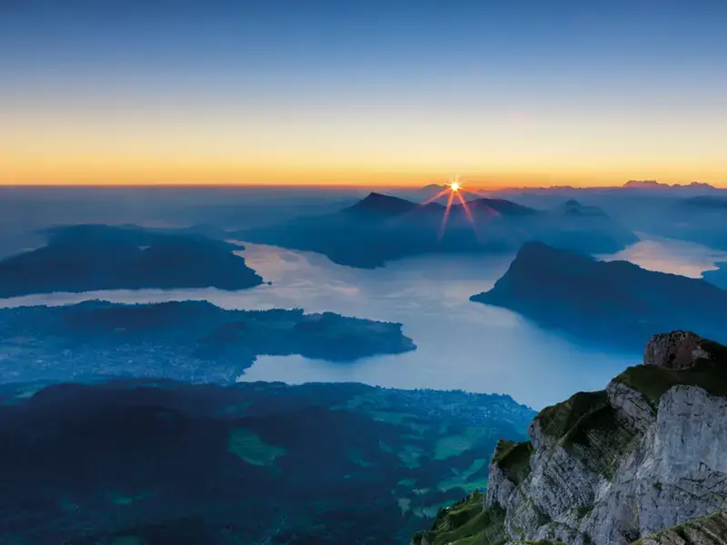 Sonnenaufgang auf der Rigi: