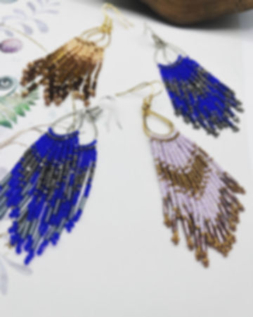 Tear drop fringe 
