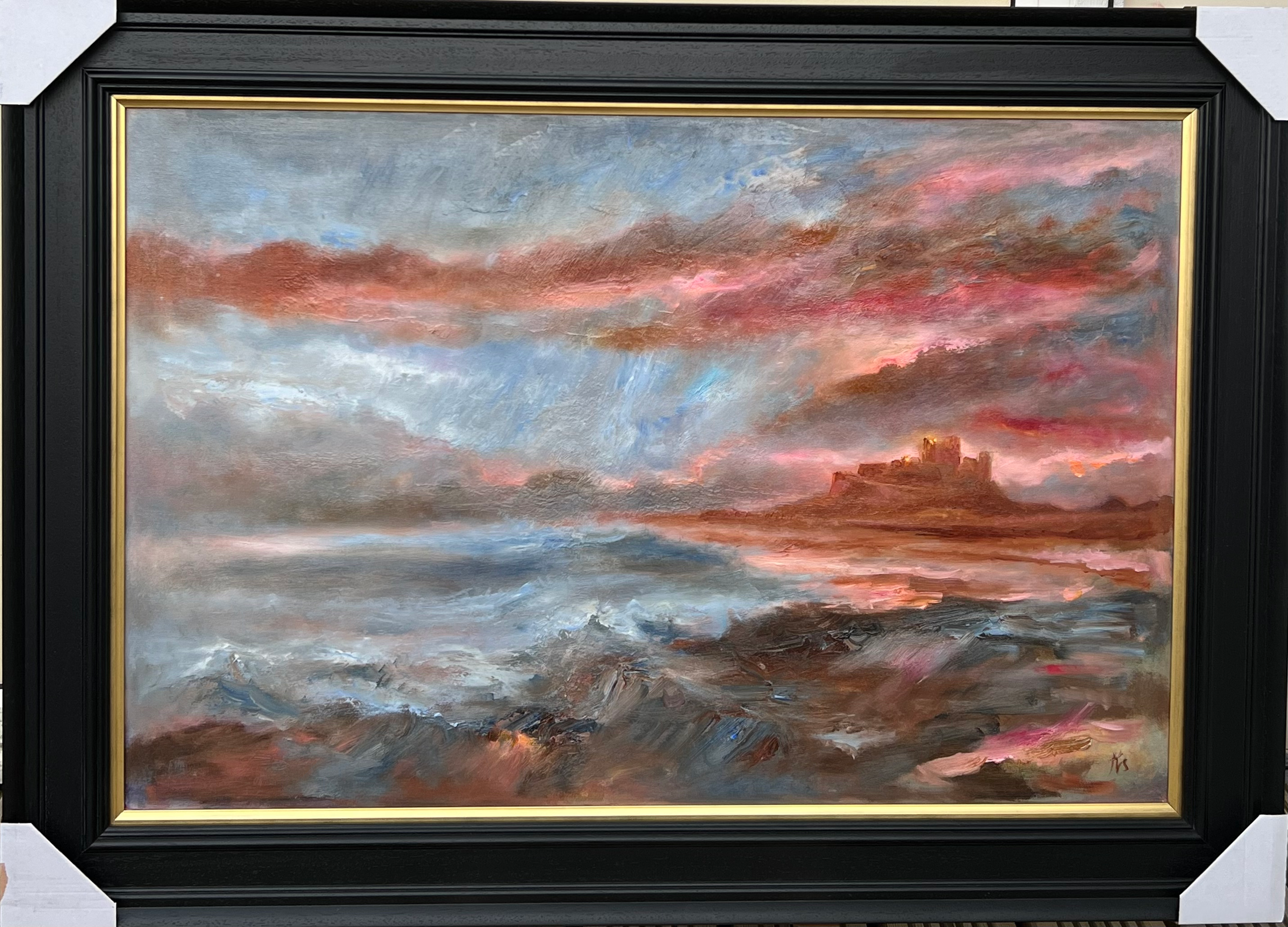Red Sky At Night - Bamburgh
