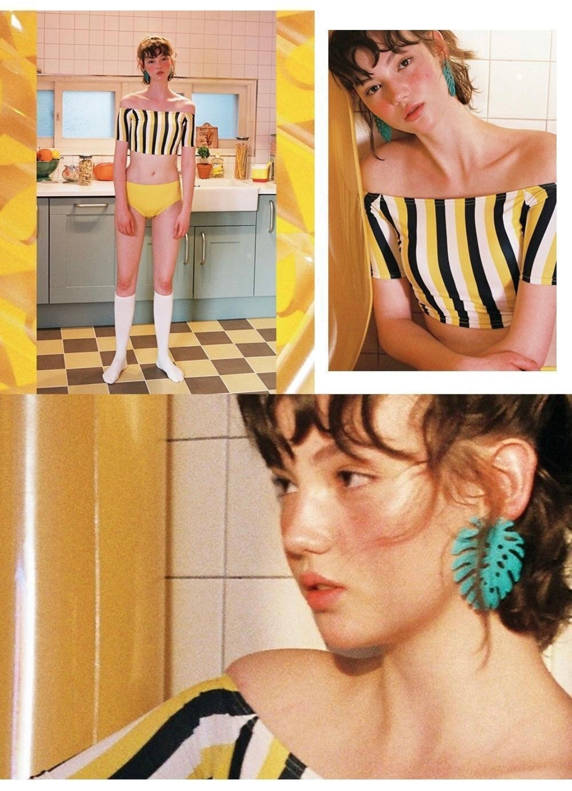 CITYBREEZE BIKINI SWIMSUIT ( YELLOW )